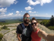On top of Cadillac Mountain